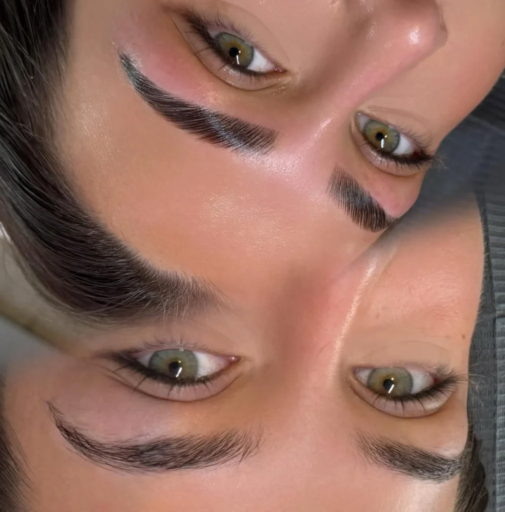 What happens to tattooed eyebrows as you age?