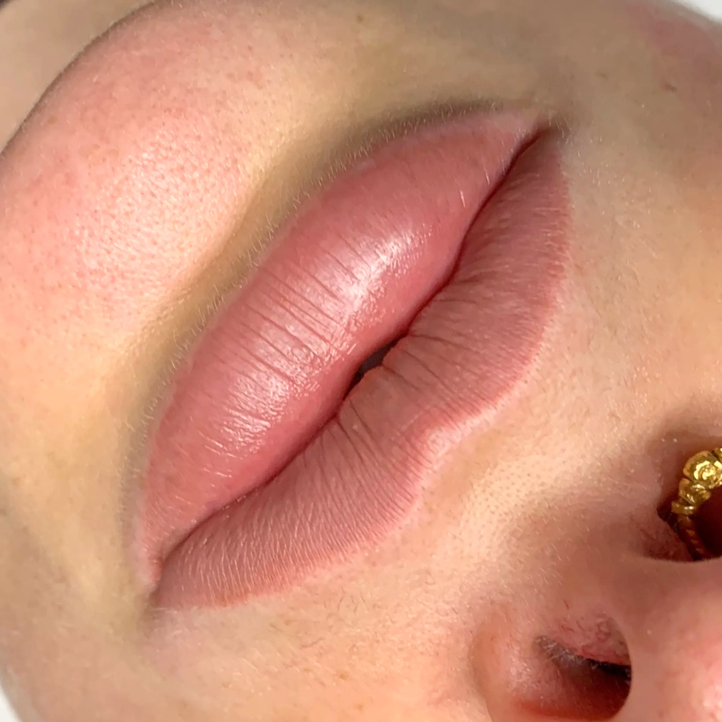 can I drink coffee after lip tattoo
