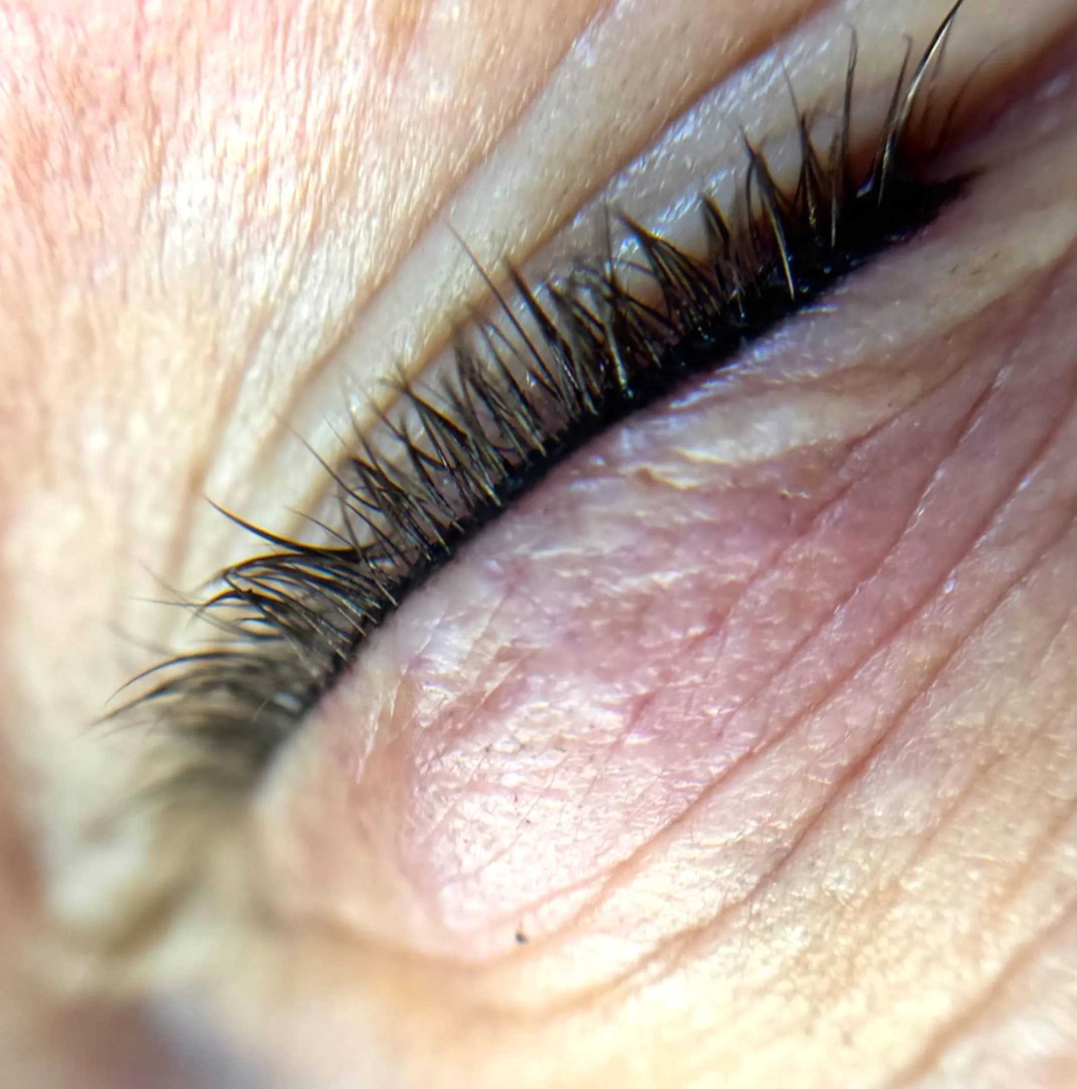 clumpy lash extensions