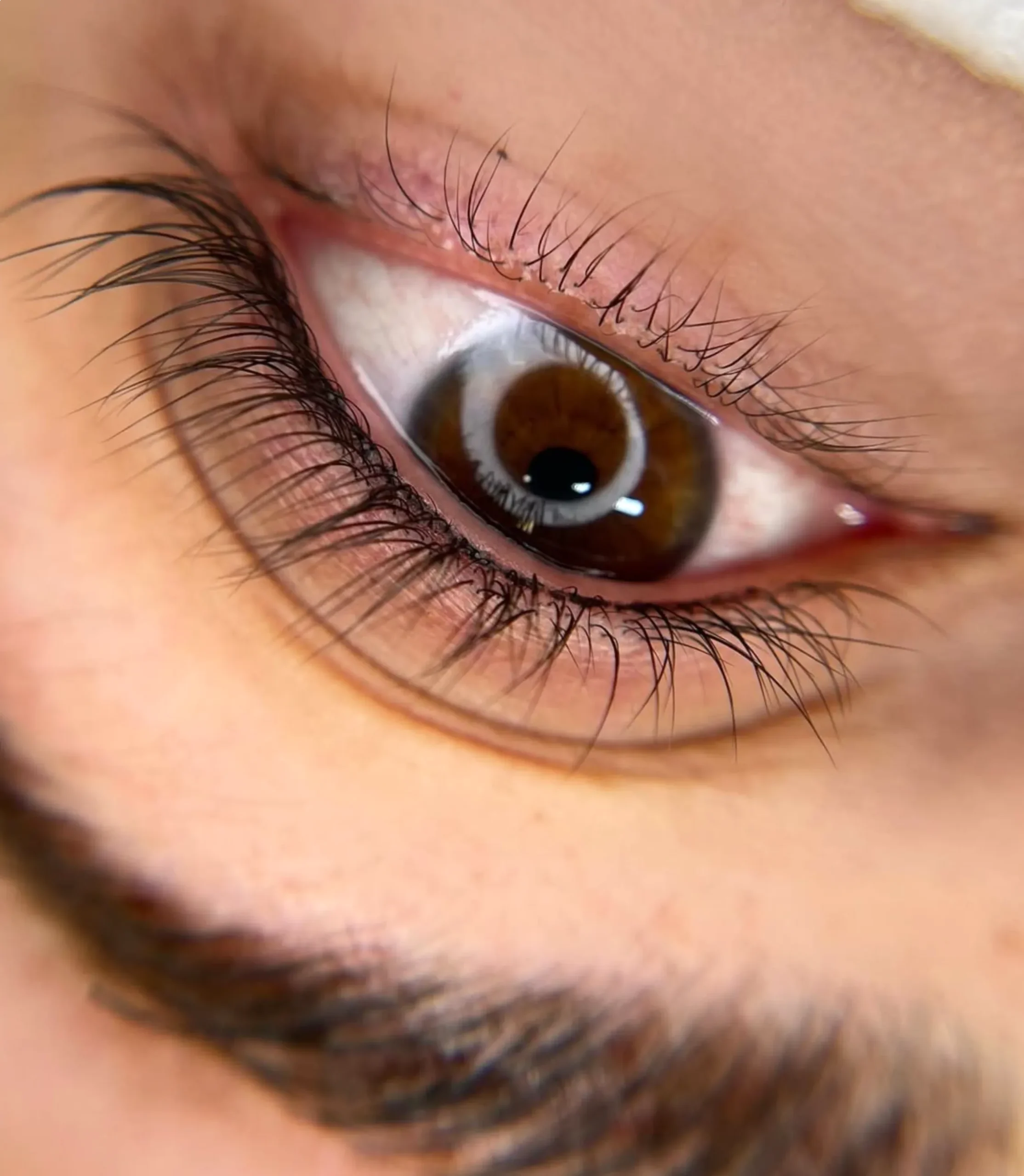 poor lash application